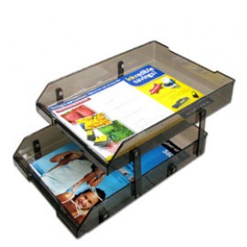 Khay hồ sơ trượt 2 tầng