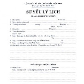 Sơ yếu lý lịch