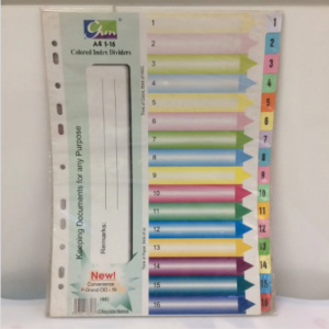 Chia file giấy 16 màu