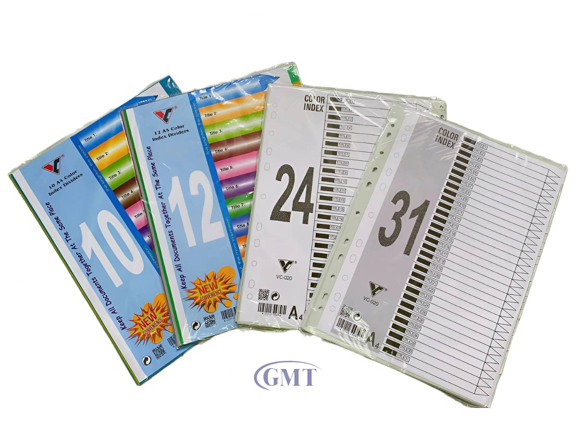 các loại bìa phân trang